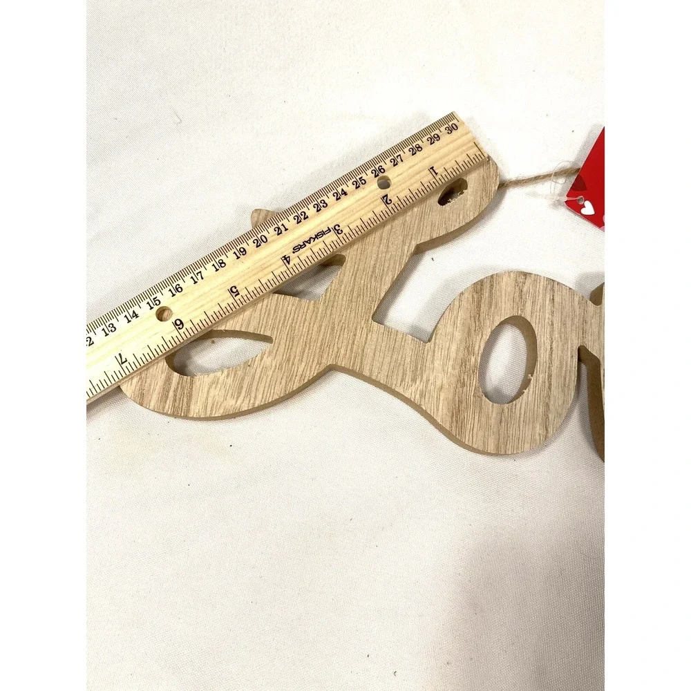 wood craft word sign LOVE home‎ hanging decor
